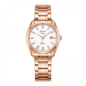 Alexandre Christie AC 8682 Rosegold White Lady LDBRGSL